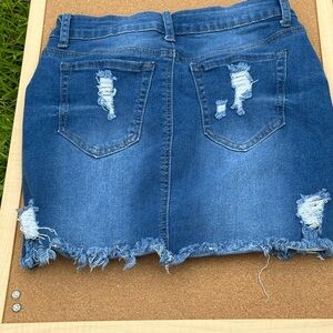 Jean Mini Skirt